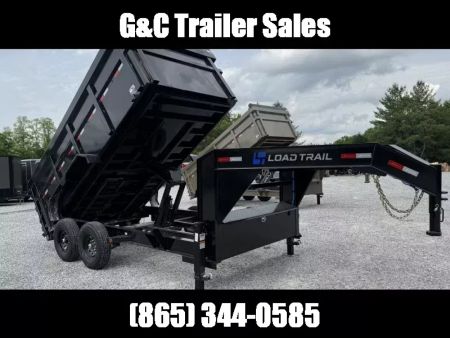 New 2025 LOAD TRAIL 7X14 GOOSENECK (4FT WALL) DUMP TRAILER