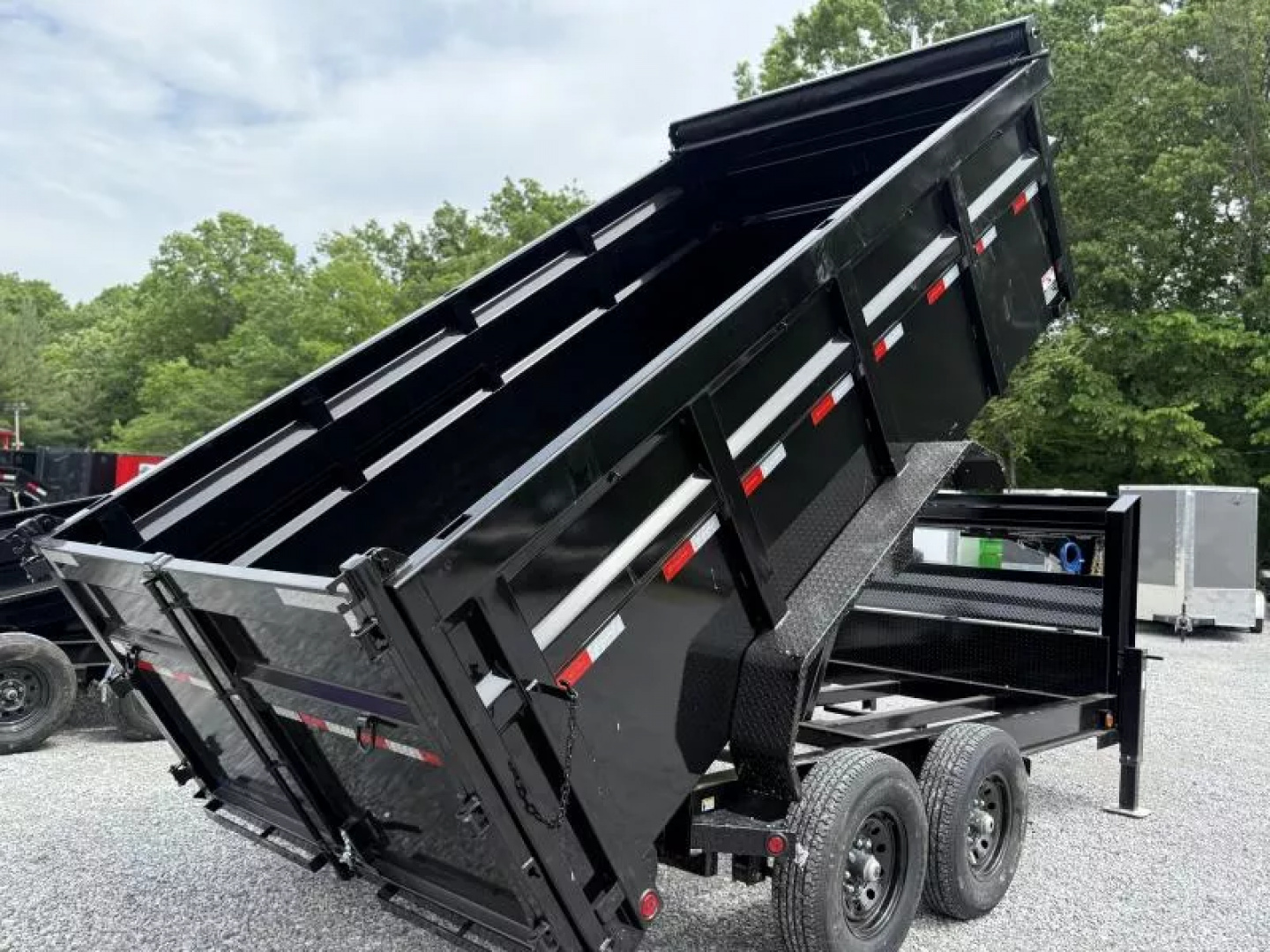 New 2025 LOAD TRAIL 7X14 GOOSENECK (4FT WALL) DUMP TRAILER