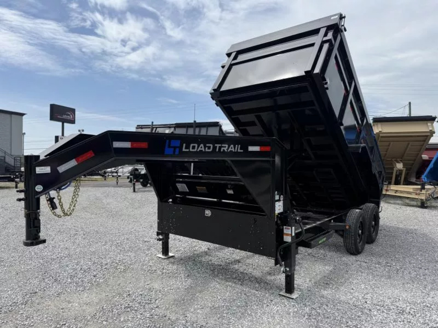 New 2025 LOAD TRAIL 7X14 GOOSENECK (4FT WALL) DUMP TRAILER