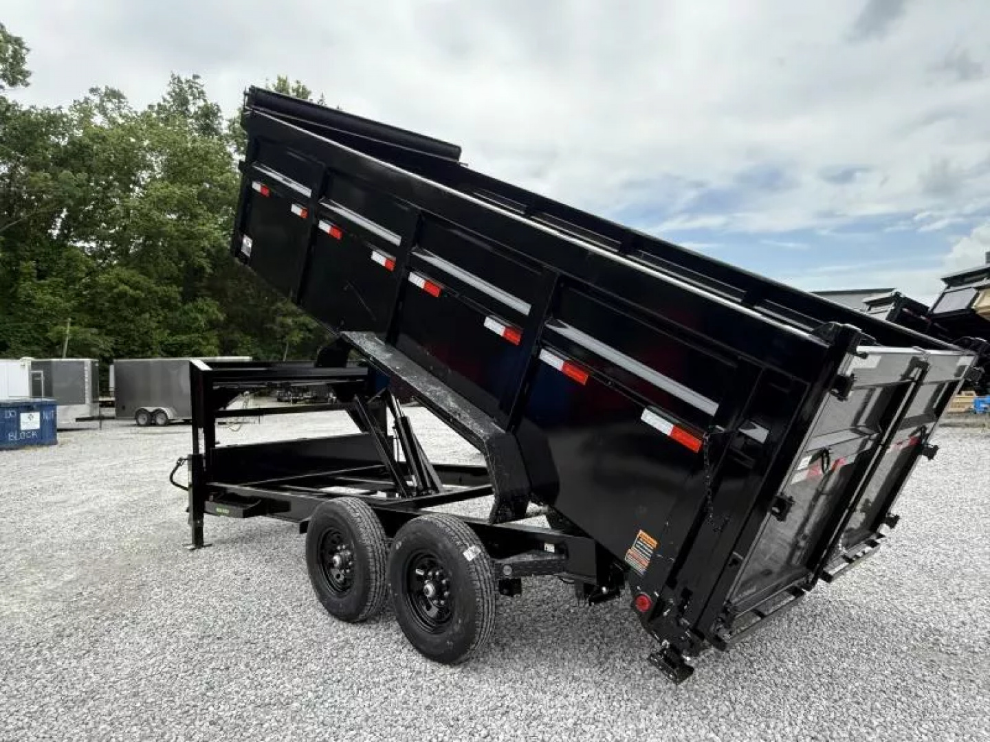 New 2025 LOAD TRAIL 7X16 GOOSENECK (4FT WALL) DUMP TRAILER