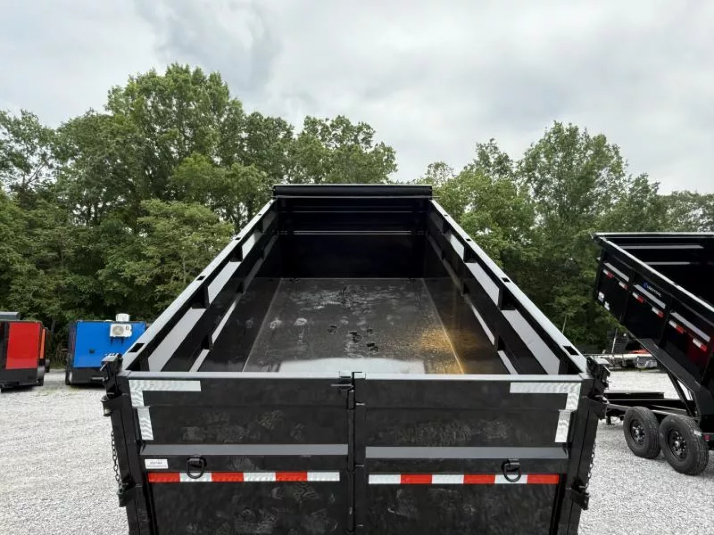 New 2025 LOAD TRAIL 7X16 GOOSENECK (4FT WALL) DUMP TRAILER