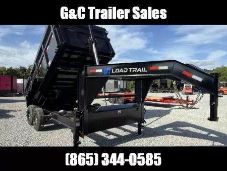 New 2026 LOAD TRAIL 7X14 GOOSENECK (4FT WALL) TANDEM AXLE GOOSENECK LOW-PRO DUMP (16K GVWR)