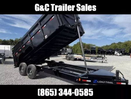 New 2026 LOAD TRAIL 7X16 (4FT WALL) DUMP TRAILER (16K GVWR)