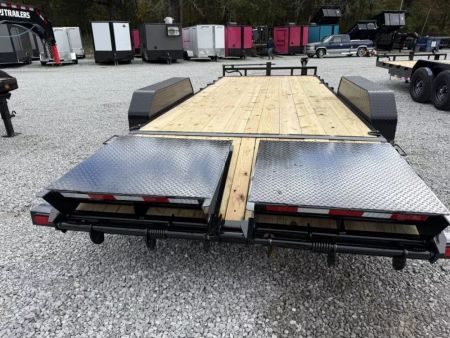 New 2026 PJ Trailers 7X20 EQUIPMENT TRAILER 14K GVWR (MEGA RAMPS) Equipment Trailer