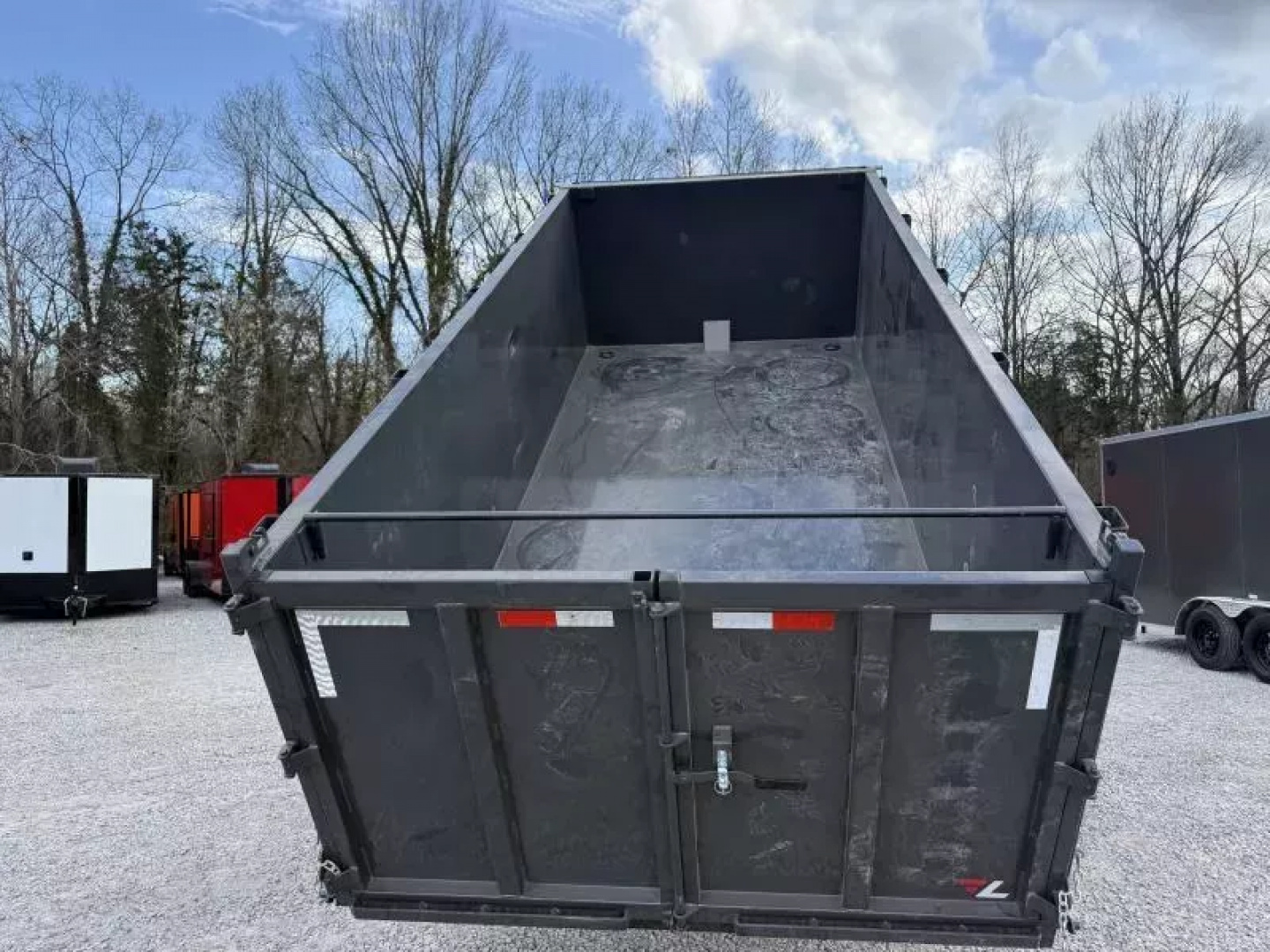 New 2026 Lamar 7x16  (4FT WALLS) DUMP TRAILER 16 GVWR Telescopic Dump