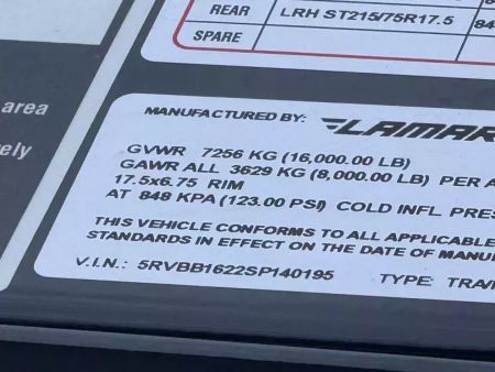New 2026 Lamar 7x16  (4FT WALLS) DUMP TRAILER 16 GVWR Telescopic Dump