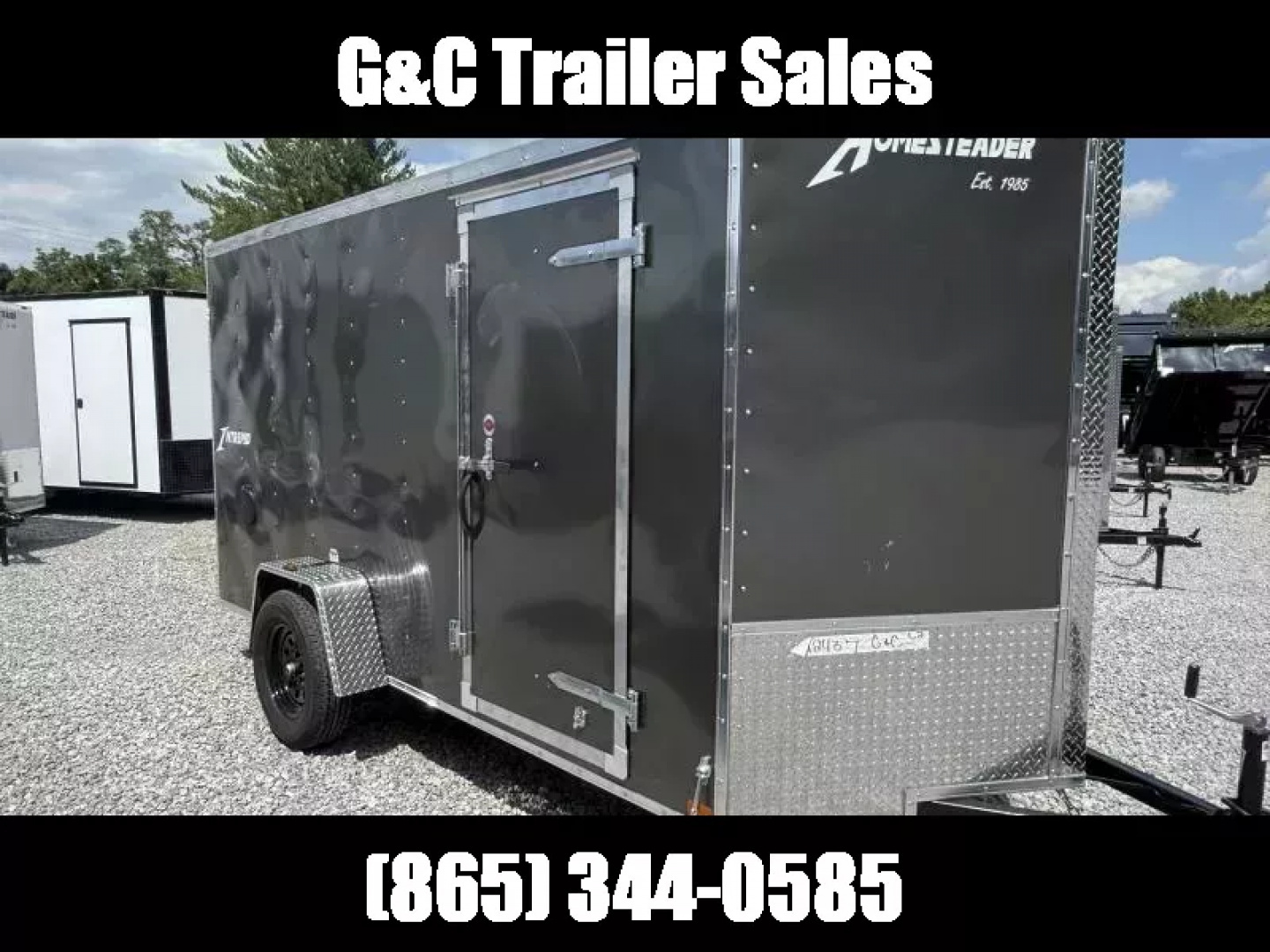 New 2026 Homesteader Trailers 6X12 IS Enclosed Cargo Trailer