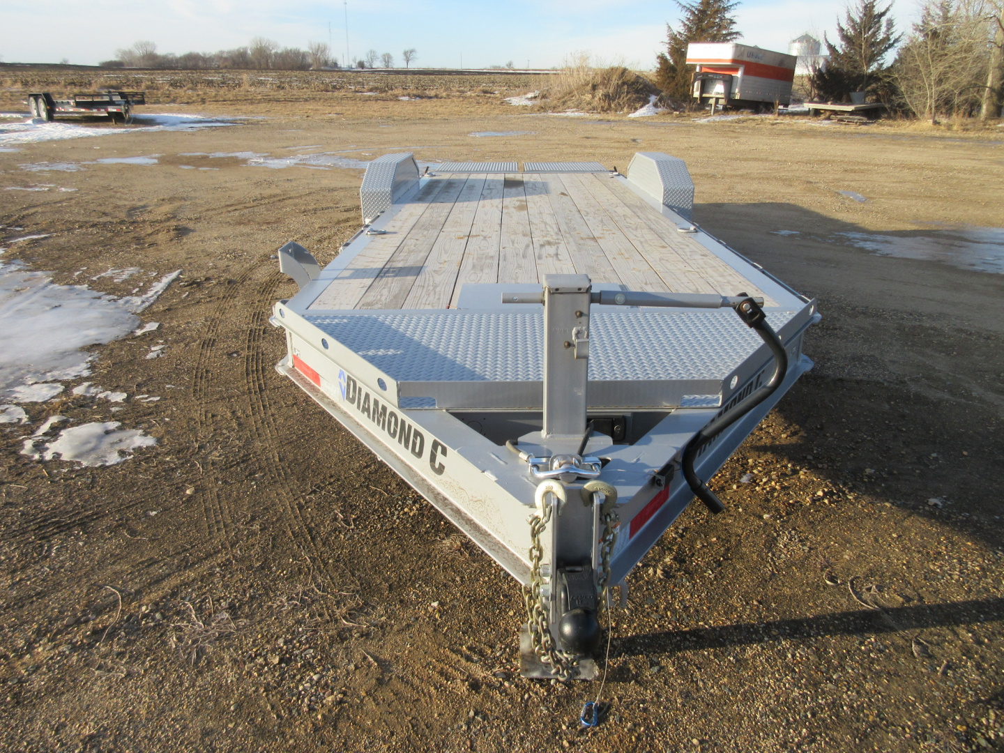 Used 2023 Diamond C Trailers LPX 22' W/Max Ramps Equipment Trailer