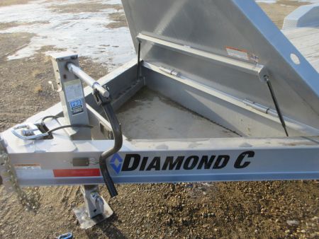 Used 2023 Diamond C Trailers LPX 22' W/Max Ramps Equipment Trailer