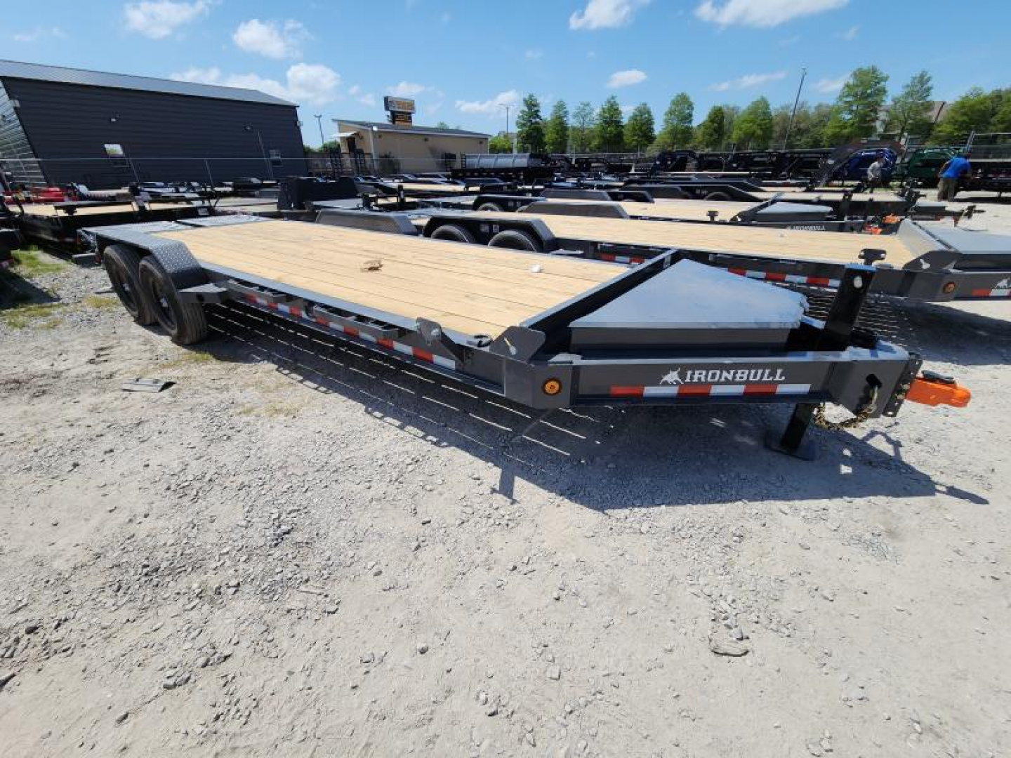 New 2026 Iron Bull Equipment Trailer 83"X22' I Beam Frame Tool Box 14k Gvwr 7k Axles Rampage Raps