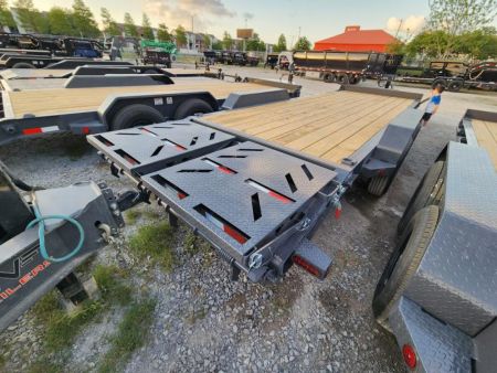 New 2026 Iron Bull Equipment Trailer 83"X22' I Beam Frame Tool Box 14k Gvwr 7k Axles Rampage Raps