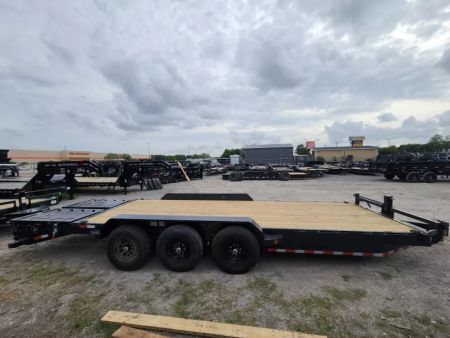 New 2026 Iron Bull 83"X24' Equipment Trailer With Triple 7k Axles 21k Gvwr & Rampage Ramps