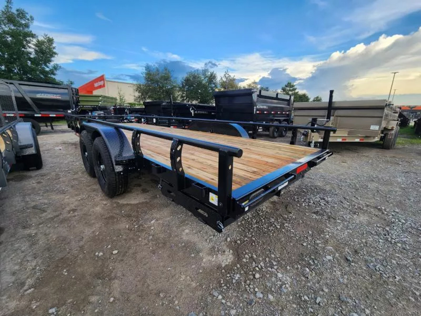 New 2025 Horizon Trailers UTZBP-24"X22' 7K Utility Trailer