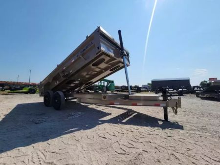 New 2026 Iron Bull 83x16' True 24  Sides Telescopic Sand Storm 7 Ga Floor Spreader Gate 14999# Gvwr Dump Trailer
