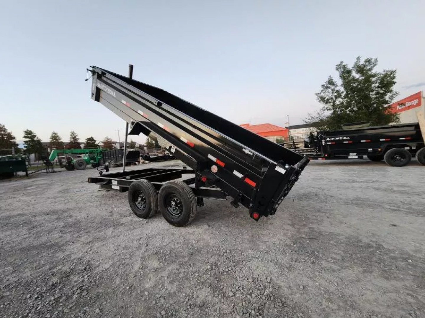New 2026 Iron Bull 83x16' With 2' Sides Telescopic 7Ga Floor Dump Trailer Over Aged