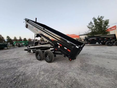 New 2026 Iron Bull 83x16' With 2' Sides Telescopic 7Ga Floor Dump Trailer Over Aged