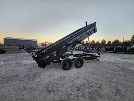 New 2026 Iron Bull 83x16' With 2' Sides Telescopic 7Ga Floor Dump Trailer Over Aged