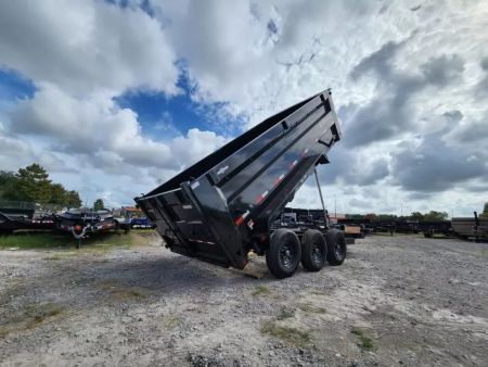 New 2026 Iron Bull 83x16' With 4' Sides Dump Trailer Triple Axles 21k Gvwr Aluminum Slide in Ramps 7Ga Floor