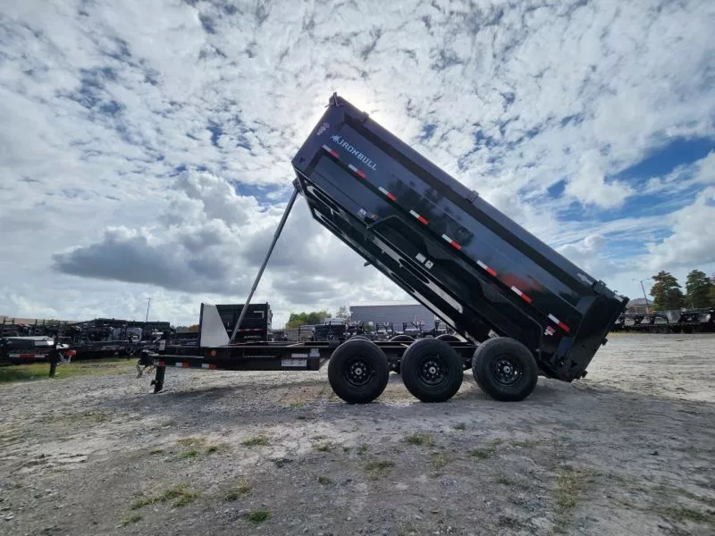 New 2026 Iron Bull DTB8316073 Dump Trailer 83x16 4' Sides 21k GVWR