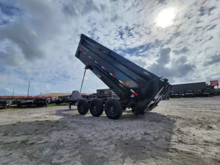New 2026 Iron Bull DTB8316073 Dump Trailer 83x16 4' Sides 21k GVWR
