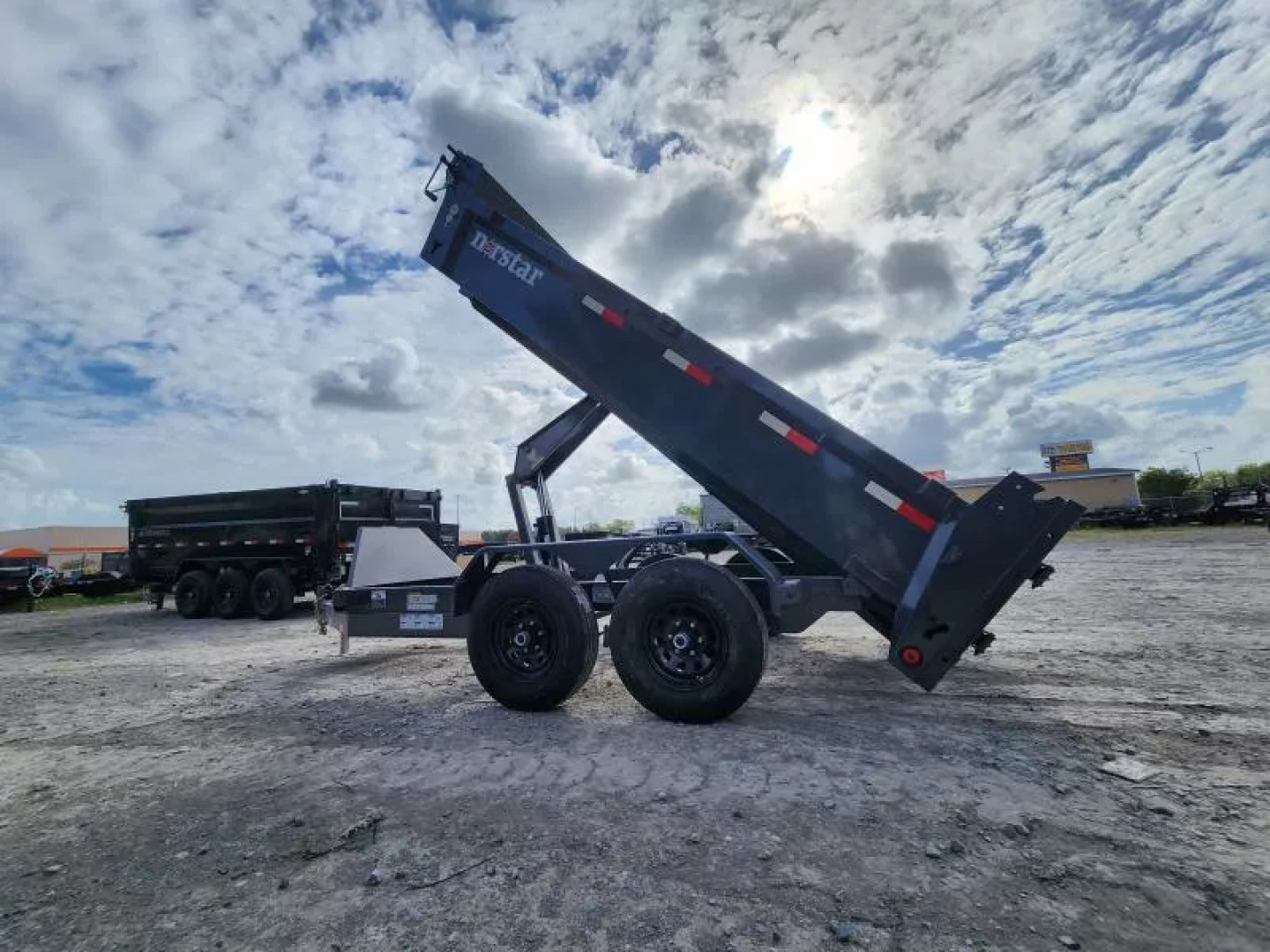 New 2026 Norstar DCB7212052 Dump Trailer Includes Tarp Kit & Slide in Ramps 9990# Gvwr