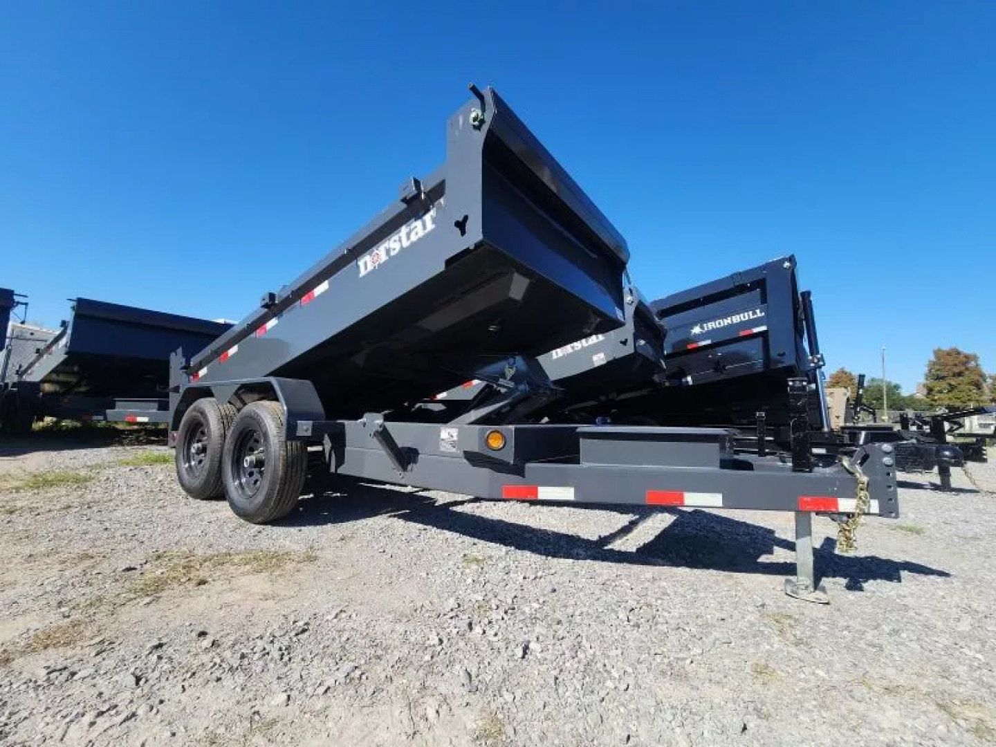 New 2026 Norstar DCB7212052 Dump Trailer Includes Tarp Kit & Slide in Ramps 9990# Gvwr