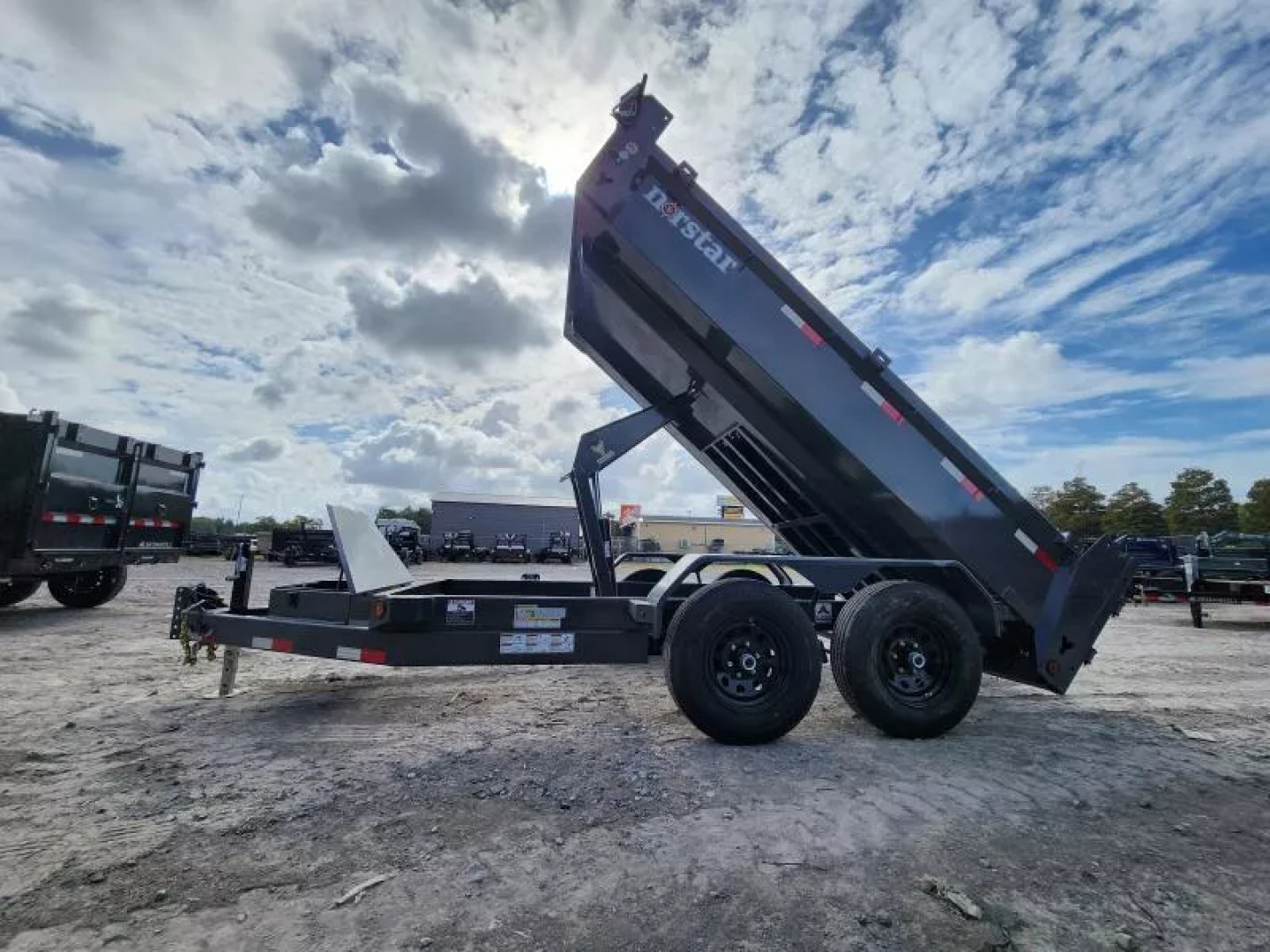 New 2026 Norstar DCB7212052 Dump Trailer Includes Tarp Kit & Slide in Ramps 9990# Gvwr