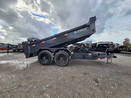 New 2026 Norstar DCB7212052 Dump Trailer Includes Tarp Kit & Slide in Ramps 9990# Gvwr