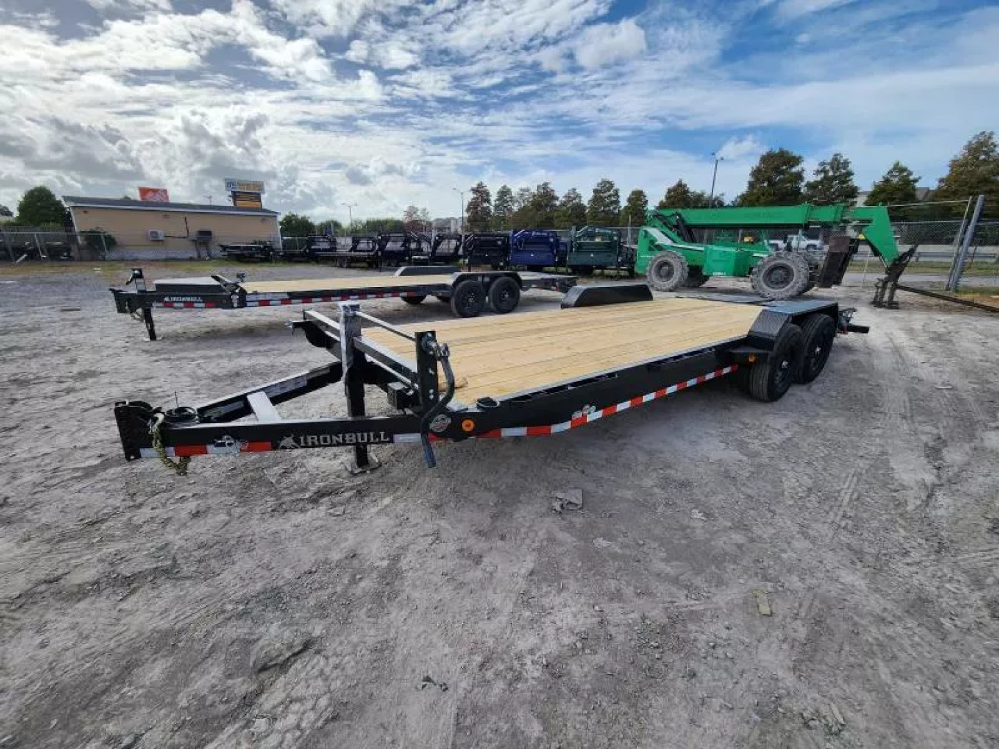 New 2026 Iron Bull Equipment Trailer 83"x22' Rampage Ramps (2) 7k Axles 14k Gvwr
