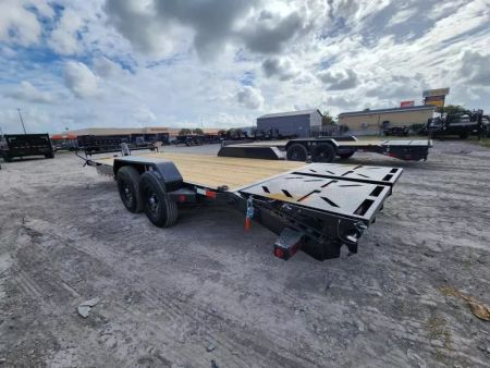 New 2026 Iron Bull Equipment Trailer 83"x22' Rampage Ramps (2) 7k Axles 14k Gvwr