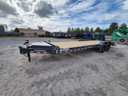 New 2026 Iron Bull 83x24' (2) 7k Axles 14k Gvwr Rampage Ramps Equipment Trailer