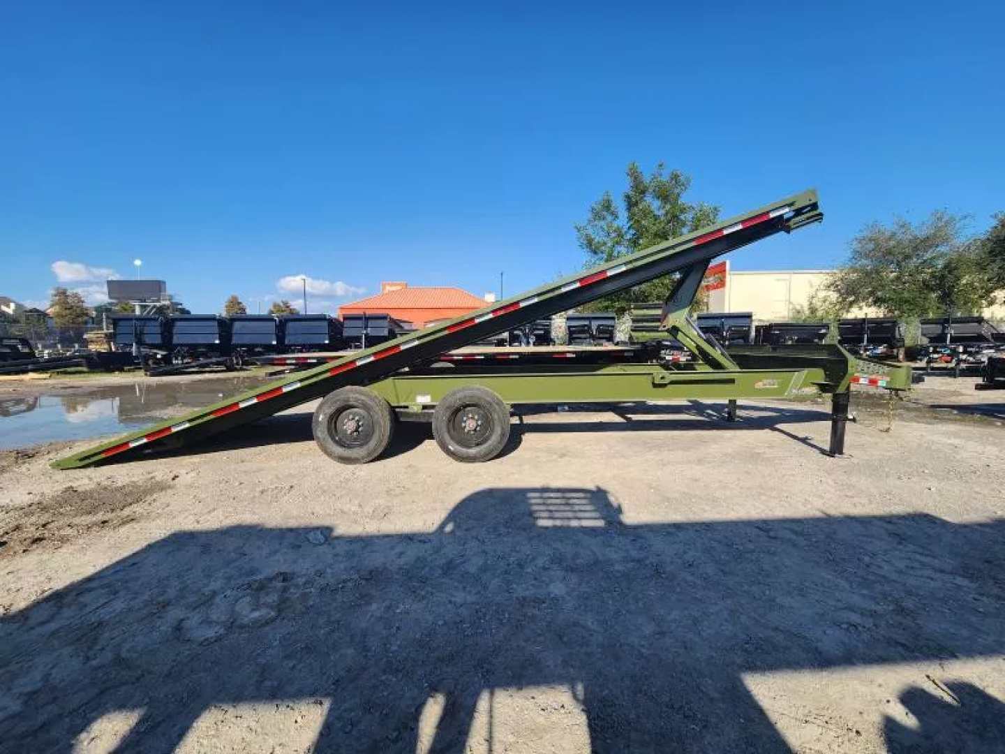 New 2026 Horizon Trailers FFT 26' X 102" Power Tilt With 21k Gvwr Super Single Wheel 10K Axles 18 Ply Tires