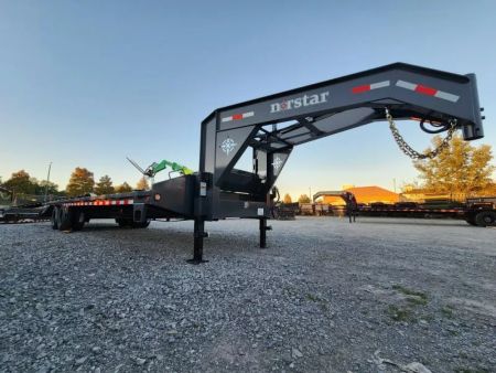 New 2026 Norstar FXG0230102 Flatbed Trailer 25+5 Dual Wheel 10k Axles 22k GVWR
