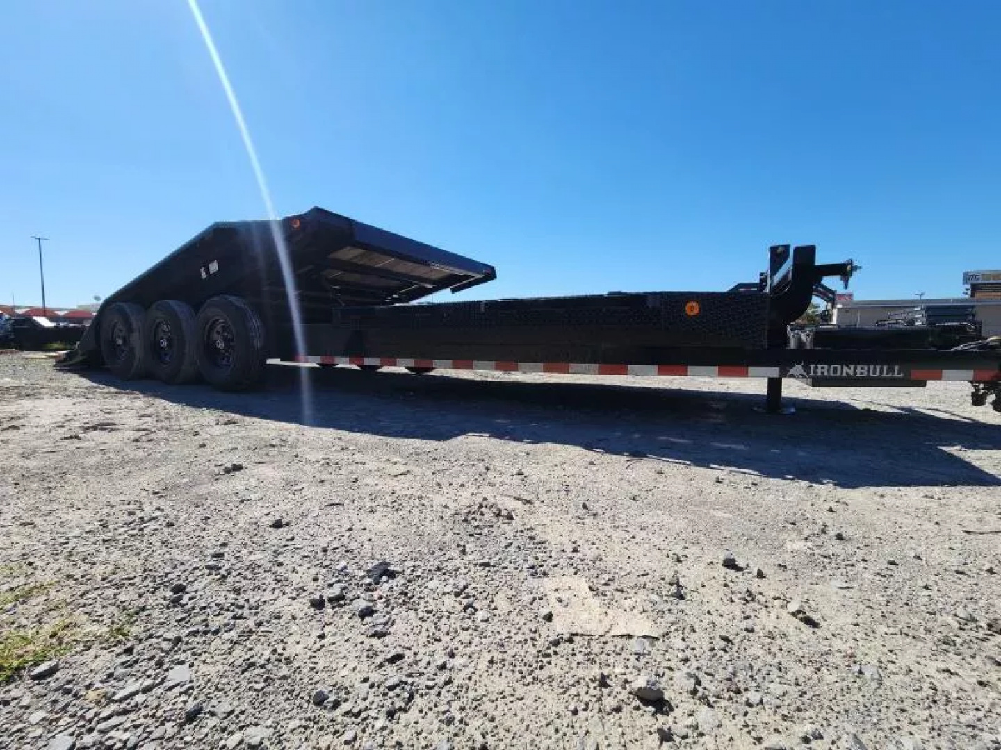 New 2026 Iron Bull Power Tilt Trailer 102"x24' With Triple Axles 21k Gvwr