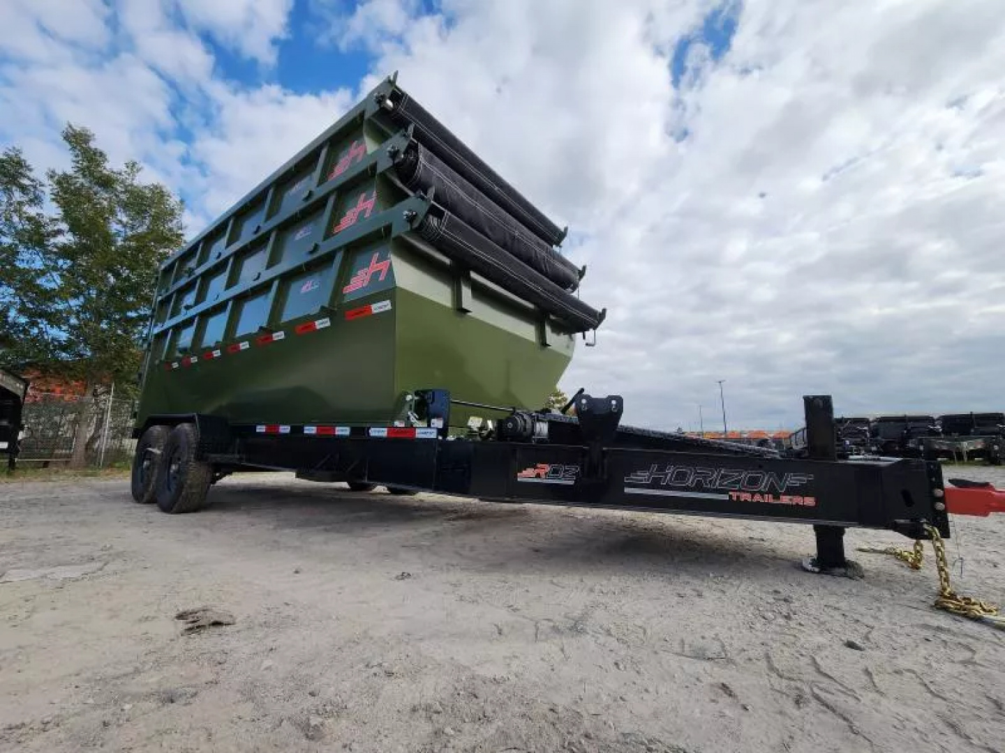 New 2026 Horizon Trailers RDZBP-16' 7K Roll Off Bumper Pull (3) Package 16'