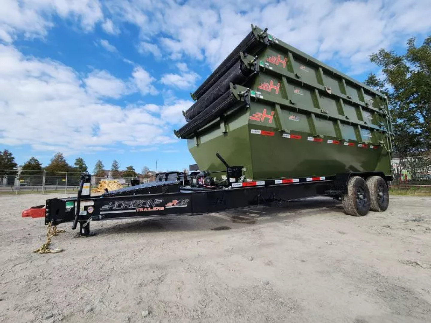 New 2026 Horizon Trailers RDZBP-16' 7K Roll Off Bumper Pull (3) Package 16'