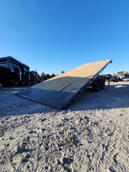 New 2026 Horizon Trailers FFT 24' Length X 102" DeckOver Bumper Pull 10K Axles  21k Gvwr Power Tilt Trailer 18 Ply Tires Tool Box