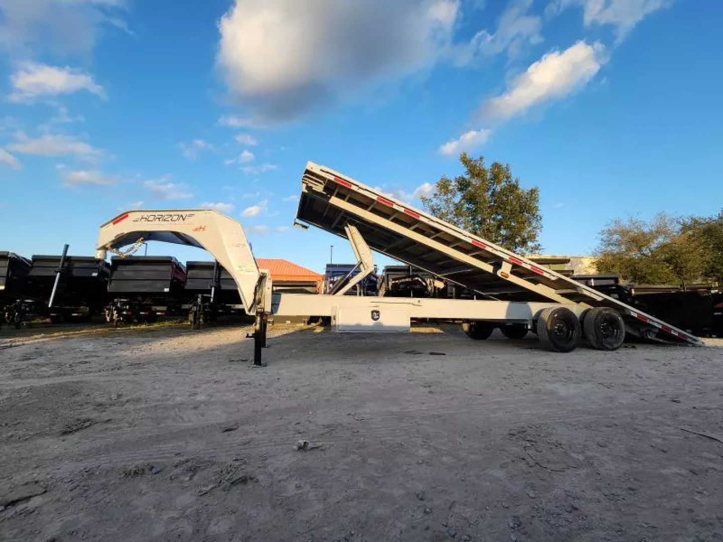 New 2026 Horizon Trailers FFT 28'X102"X36" GN10K Tilt Trailer