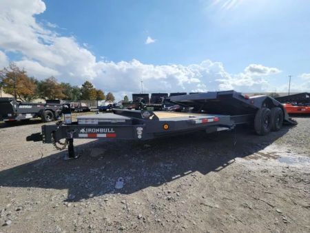 New 2026 Iron Bull 102"x22' Drive Over Fenders TWB Package Tilt Trailer