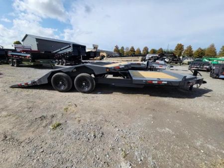 New 2026 Iron Bull 102"x22' Drive Over Fenders TWB Package Tilt Trailer
