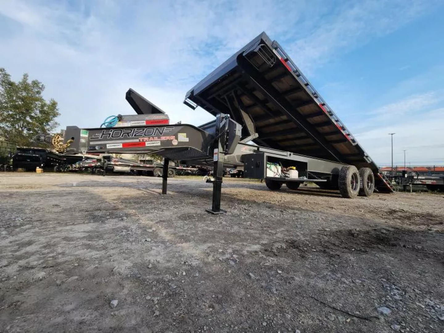 New 2026 Horizon Trailers FFT 24' X102" 10k Axles  Tilt Trailer