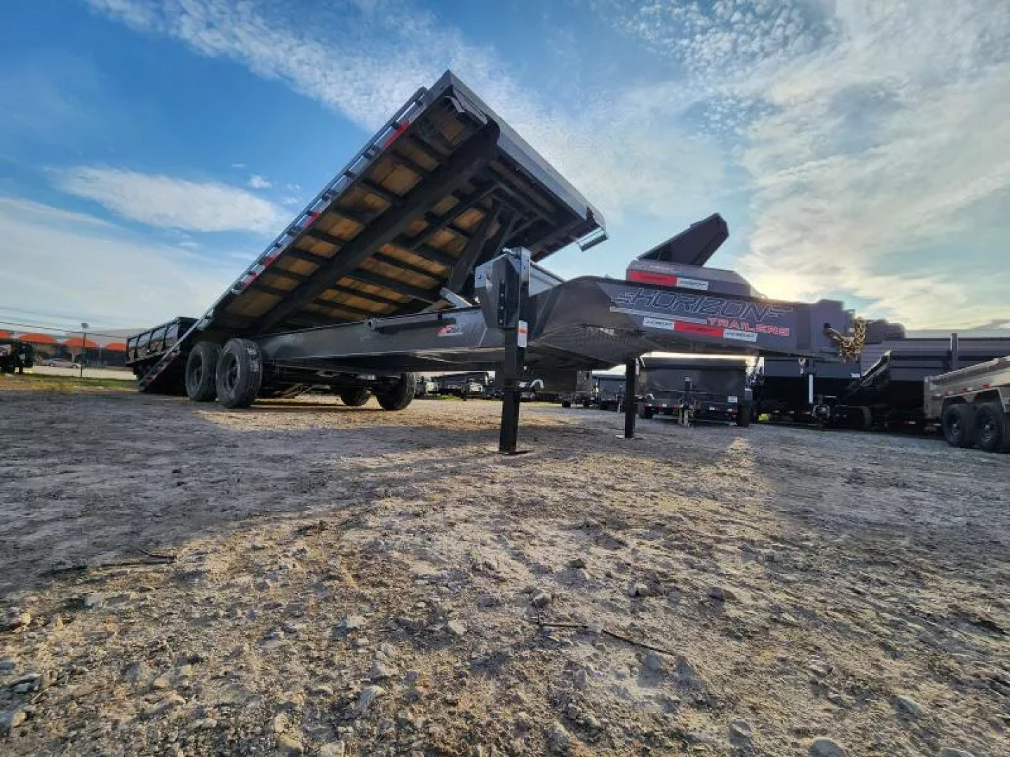New 2026 Horizon Trailers FFT 24' X102" 10k Axles  Tilt Trailer