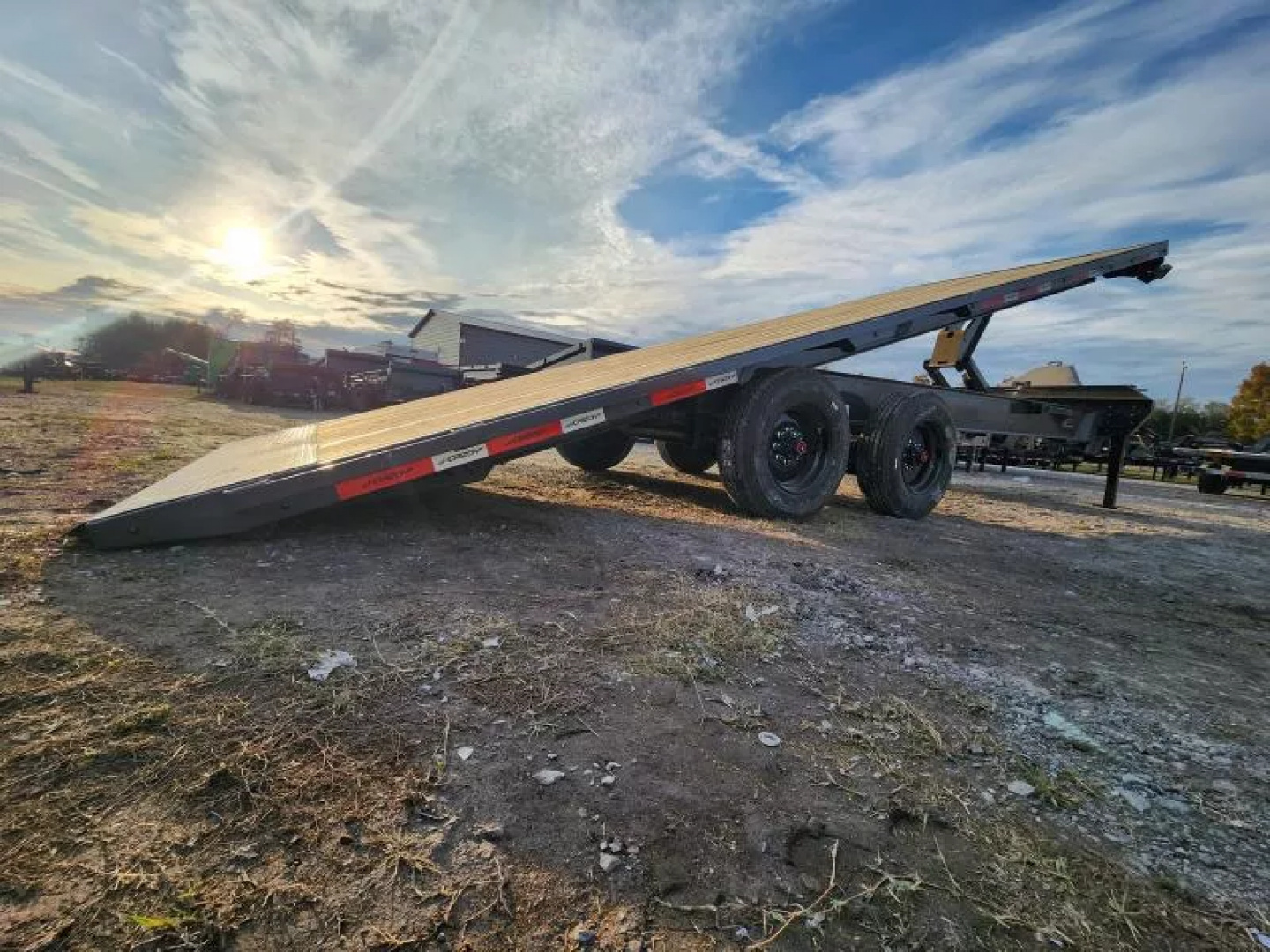 New 2026 Horizon Trailers FFT 24' X102" 10k Axles  Tilt Trailer