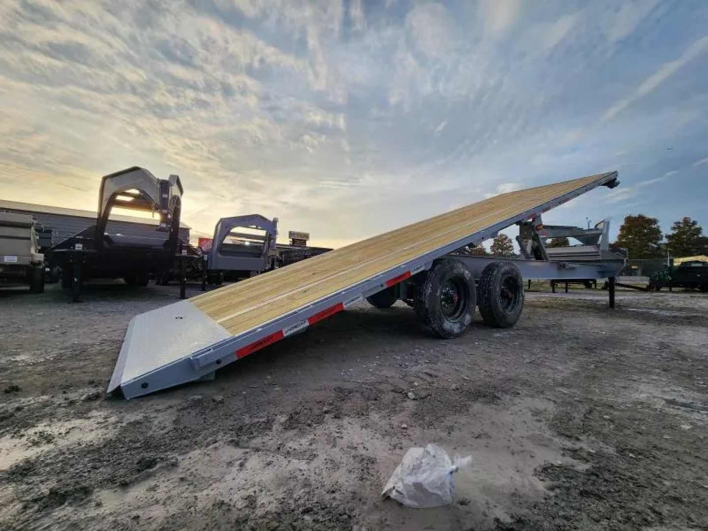 New 2026 Horizon Trailers FFT 28'X102"X36" GN10K Tilt Trailer