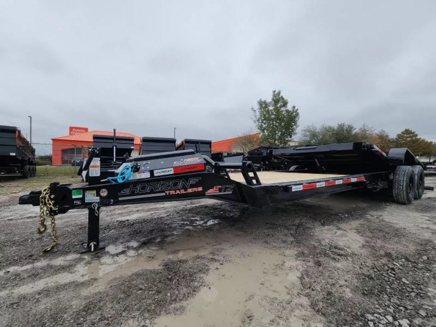 New 2026 Horizon Trailers ETZ 24'X83"X22" BP 8K Tilt Trailer