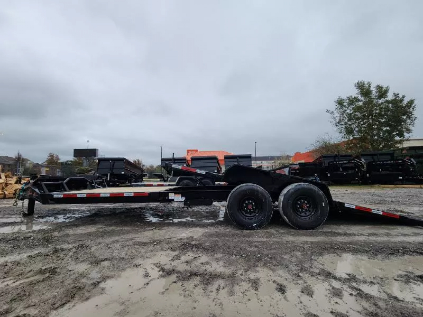 New 2026 Horizon Trailers ETZ 24'X83"X22" BP 8K Tilt Trailer