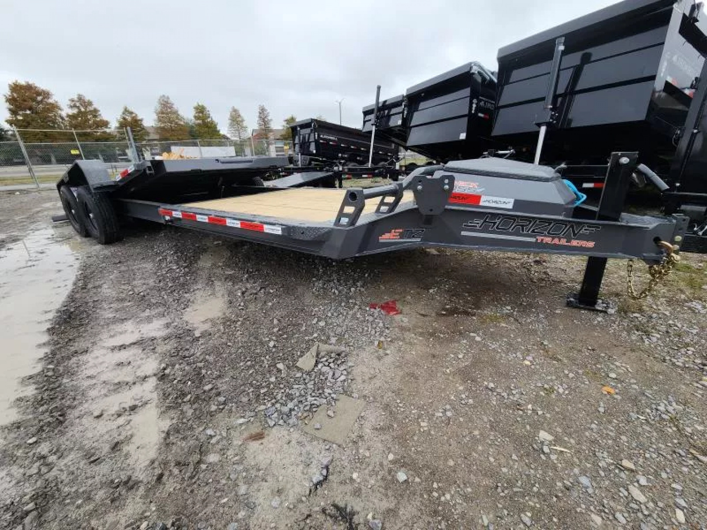 New 2026 Horizon Trailers ETZ 24'X83"X22" BP 7K Tilt Trailer
