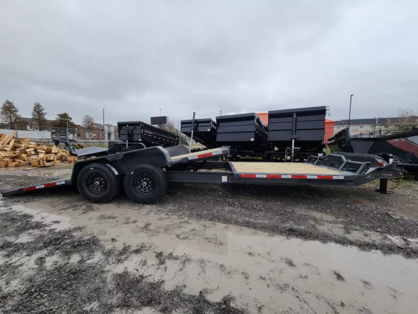New 2026 Horizon Trailers ETZ 24'X83"X22" BP 7K Tilt Trailer