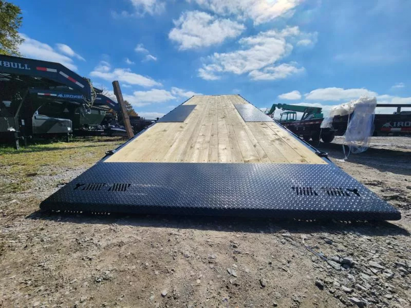 New 2026 Iron Bull TDP Deck Over Power Tilt Trailer 102"x30' Triple 7k Axles 21k Gvwr I Beam Frame