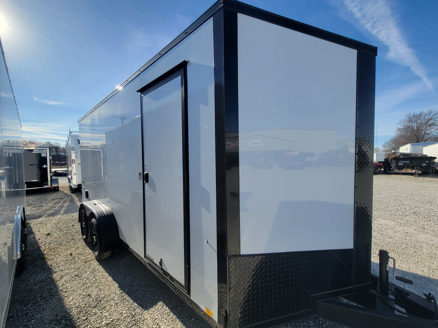Used 2026 Formula Trailers 7x16 Conquest Flat Top Sloped V-Nose 7K Cargo / Enclosed Trailer